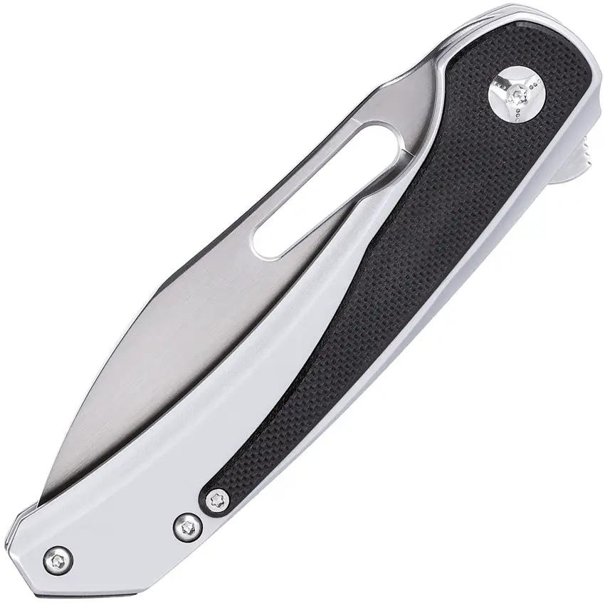 CRKT Padawan Framelock Knife Black 6075 Satin 14C28N Blade Extended Tang 3In Blade EDC Enthusiasts by CRKT
