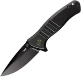 CRKT Dextro Linerlock 6295 EDC Knife With Durable D2 Blade TiNi Coat 4.63 Inch Closed Black Aluminum by CRKT