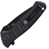 CRKT Dextro Linerlock 6295 EDC Knife With Durable D2 Blade TiNi Coat 4.63 Inch Closed Black Aluminum by CRKT