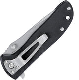 CRKT Drifter Linerlock Knife D2 Blade Black G10 Handle with Extended Tang for EDC Enthusiasts by CRKT