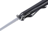 CRKT Drifter Linerlock Knife D2 Blade Black G10 Handle with Extended Tang for EDC Enthusiasts by CRKT