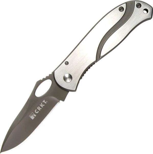CRKT Pazoda Framelock 6480 Folding Knife 3.75-Inch Closed Black Titanium Coated 8Cr13MoV Blade Pocket Clip EDC Ready by CRKT
