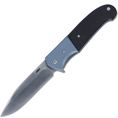 CRKT Ignitor Linerlock Knife 6880 For EDC Enthusiasts Satin 8Cr13MoV Blade G10 Handle Extended Tang Pocket Clip by CRKT
