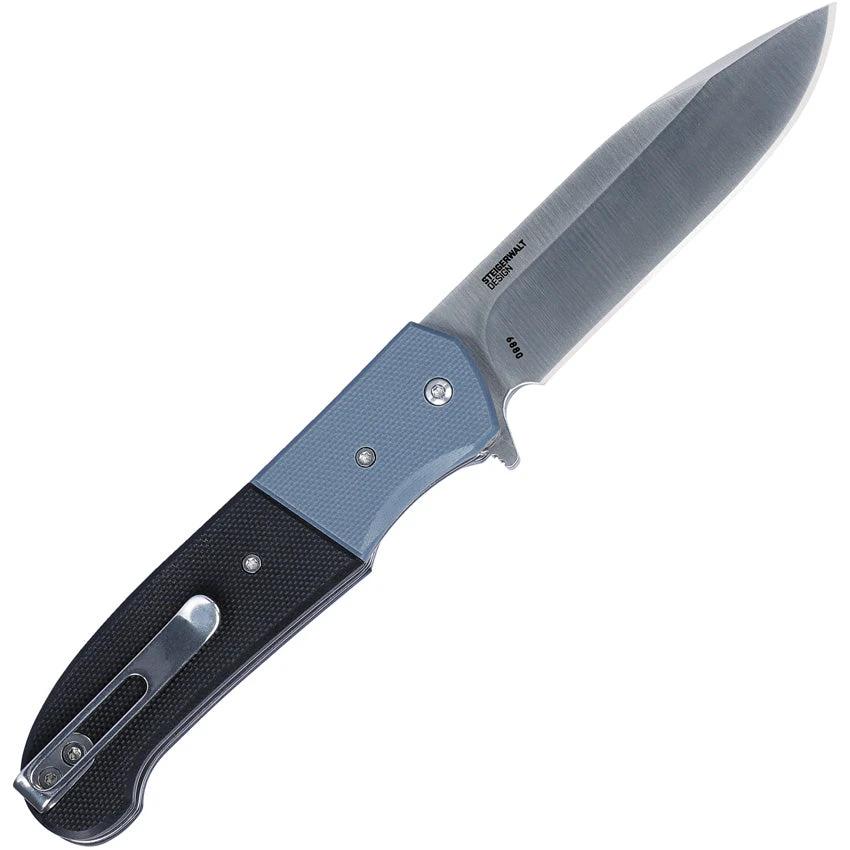 CRKT Ignitor Linerlock Knife 6880 For EDC Enthusiasts Satin 8Cr13MoV Blade G10 Handle Extended Tang Pocket Clip by CRKT