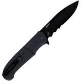 CRKT Ignitor Assisted Opening Linerlock Knife For EDC Enthusiasts With 8Cr13MoV Serrated Blade by CRKT