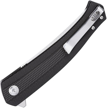 CRKT Persian Linerlock Assisted Opening Knife For EDC Enthusiasts With D2 Tool Steel Satin Blade Black GRN Handle by CRKT