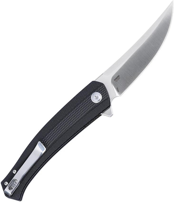 CRKT Persian Linerlock Assisted Opening Knife For EDC Enthusiasts With D2 Tool Steel Satin Blade Black GRN Handle by CRKT