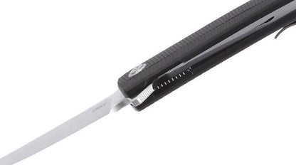 CRKT Persian Linerlock Assisted Opening Knife For EDC Enthusiasts With D2 Tool Steel Satin Blade Black GRN Handle by CRKT