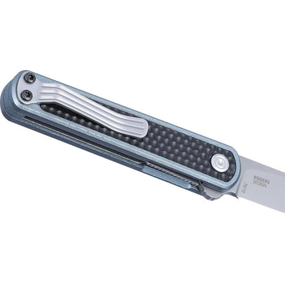 CRKT Pup Linerlock 7070 EDC Pocket Knife Bead Blast AUS 10A Spear Point Black Blue GRN Handle by CRKT