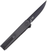 CRKT CEO Linerlock Black TiNi D2 Drop Point Knife With Extended Tang 3.25 Inch Closed 2.38 Inch Blade For Everyday Carry by CRKT