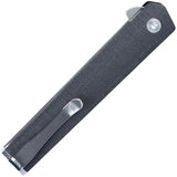 CRKT CEO Compact Linerlock Folding Knife 2.63in Satin Blade Black GRN Handle for EDC by CRKT