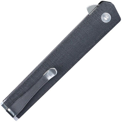 CRKT CEO Compact Linerlock Folding Knife 2.63in Satin Blade Black GRN Handle for EDC by CRKT