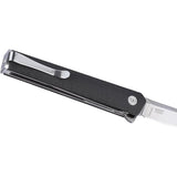 CRKT CEO Compact Linerlock Folding Knife 2.63in Satin Blade Black GRN Handle for EDC by CRKT