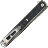 CRKT Seis Linerlock Folding Knife Bead Blast Blade Black GRN Handle IKBS Pivot For EDC Enthusiasts by CRKT