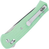 CRKT Sero Crossbar Lock Knife Mint Green GRN Handle S35VN 3in Blade For EDC Enthusiasts Designed By Richard Rogers by CRKT