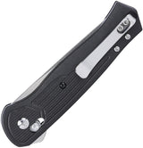 CRKT Sero Crossbar Lock Knife By Richard Rogers 4.25In Closed S35VN Blade Black GRN Handle For EDC by CRKT