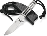 CRKT Testy Fixed Blade Knife 2.38in Satin Blade Designed By Jeff Park For Outdoor Adventurers by CRKT