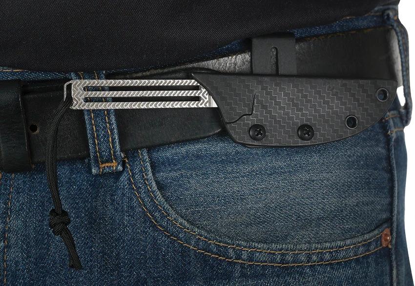 CRKT Testy Fixed Blade Knife 2.38in Satin Blade Designed By Jeff Park For Outdoor Adventurers by CRKT