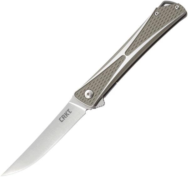 CRKT Crossbones Liner Lock Knife With IKBS Pivot 3.5 Inch Satin AUS-8 Blade Aluminum Handle EDC Ready by CRKT