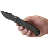 CRKT P.S.D. Linerlock Assisted Opening Knife With Black Veff Serrated Blade Ideal For Everyday Carry Enthusiasts by CRKT
