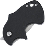 CRKT Orca Linerlock Knife For EDC Enthusiasts Assisted Opening 3in Closed Satin D2 Blade Black GRN Handle by CRKT
