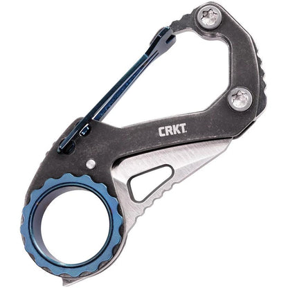 CRKT Compano 9083 Pocket Knife for Everyday Carry Satin 8Cr13MoV Blade Gray Stonewash Handle Slip Joint by CRKT
