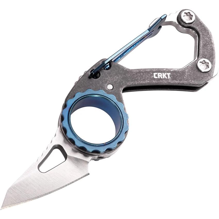 CRKT Compano 9083 Pocket Knife for Everyday Carry Satin 8Cr13MoV Blade Gray Stonewash Handle Slip Joint by CRKT