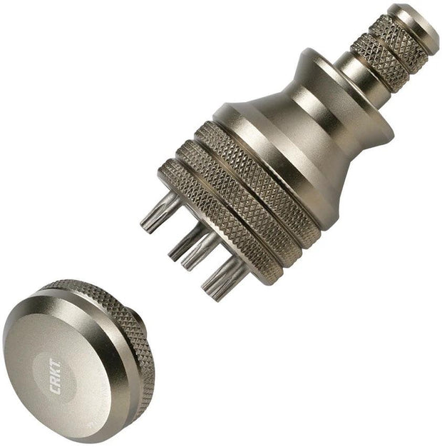 CRKT 6 Bit Driver Tool Magnetic Tip Aluminum Handle 6 Bit Set 9910 For DIYers And Pros by CRKT