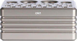 CRKT Driver Bit Block 9916 Durable Aluminum Bit Storage Organizer Stores 1 Quarter Inch Bits For Mechanics And DIYers by CRKT