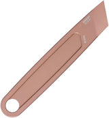 CRKT HangPry Fixed Blade Knife For EDC Enthusiasts Bronze Anodized Titanium Blade One Piece Rugged Design by CRKT