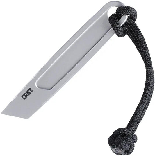 CRKT HangPry Fixed Blade Knife for EDC Enthusiasts One Piece Construction Titanium Bead Blast Blade by CRKT