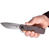 CRKT Homefront Linerlock Assisted Opening EDC Knife OD Green Handle 12C27 Sandvik by CRKT