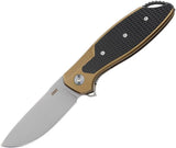 CRKT Jake Linerlock Knife EDC Ready Brown Aluminum Handle by CRKT