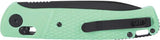 CRKT Counterpart Folding Knife Crossbar Lock 3.38 Inch Blade Mint Green Glass Filled Nylon Handle For EDC Enthusiasts by CRKT