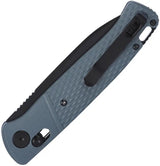 CRKT Counterpart Crossbar Lock Knife Slate Blue Glass Filled Nylon Handle 12C27 Blade K430GKP For Everyday Carry by CRKT