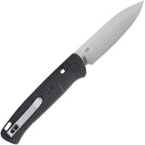 CRKT Counterpart Crossbar Lock Folding Knife For EDC Black Glass Filled Nylon Handle Satin 12C27 Blade 3.38in by CRKT