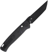 CRKT Counterpart Crossbar Lock Folding Knife D2 Tool Steel Tanto, Black Oxide Blade, EDC Ready for Everyday Carry by CRKT