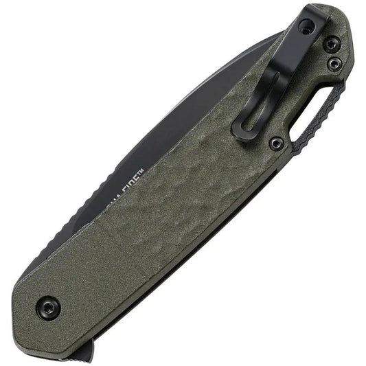 CRKT Bona Fide Linerlock Knife OD Green Aluminum Handle Field Strip Designed By Ken Onion For EDC Enthusiasts by CRKT