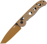 CRKT M16 Crossbar Lock Desert Tan D2 Tanto Knife EDC by CRKT