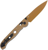 CRKT M16-03XD Crossbar Lock Knife Desert Tan D2 Blade Grivory Handle Rugged Outdoor Tool for Enthusiasts by CRKT