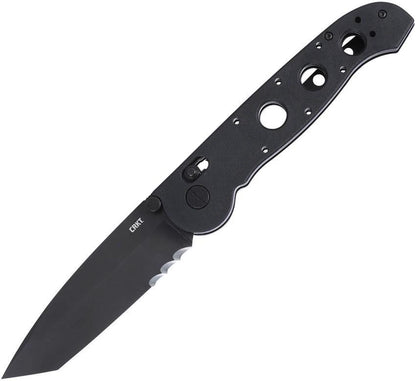 CRKT M16-14XK Crossbar Lock Knife For Rugged EDC Enthusiasts D2 Tool Steel Tanto Blade Black Oxide Finish by CRKT
