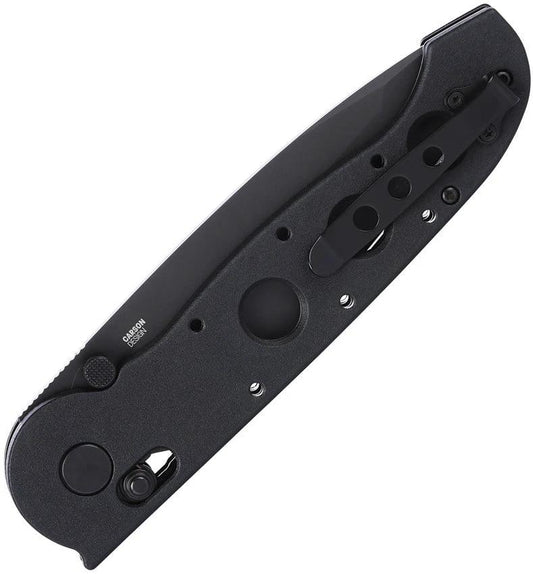 CRKT M16-14XK Crossbar Lock Knife For Rugged EDC Enthusiasts D2 Tool Steel Tanto Blade Black Oxide Finish by CRKT