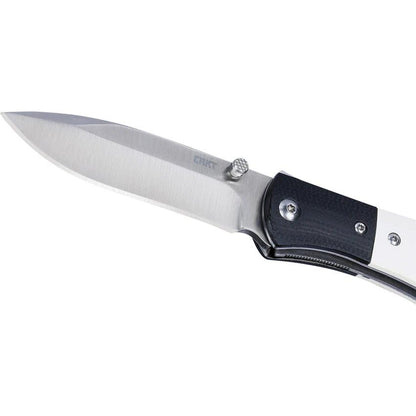CRKT M4-02M Liner Lock Folding Knife By Kit Carson For EDC Enthusiasts Satin 8Cr13MoV Blade by CRKT