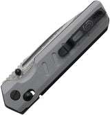 Critical Strike X504 Slide Lock Knife For EDC Lovers With 3 Inch Damascus Blade And Gray G10 Handle by Critical Strike