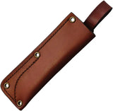 Critical Strike Damascus Tanto Fixed Blade Knife 4 Inch With Brown Wood Handle Rugged Lanyard Sheath For Survival by Critical Strike