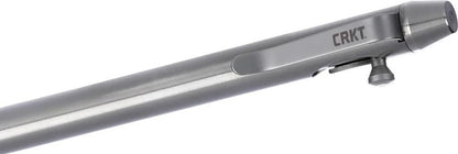 CRKT BoltLiner Pen Stainless Bolt Action Field Pen For Extreme Environments Gray Rugged by CRKT