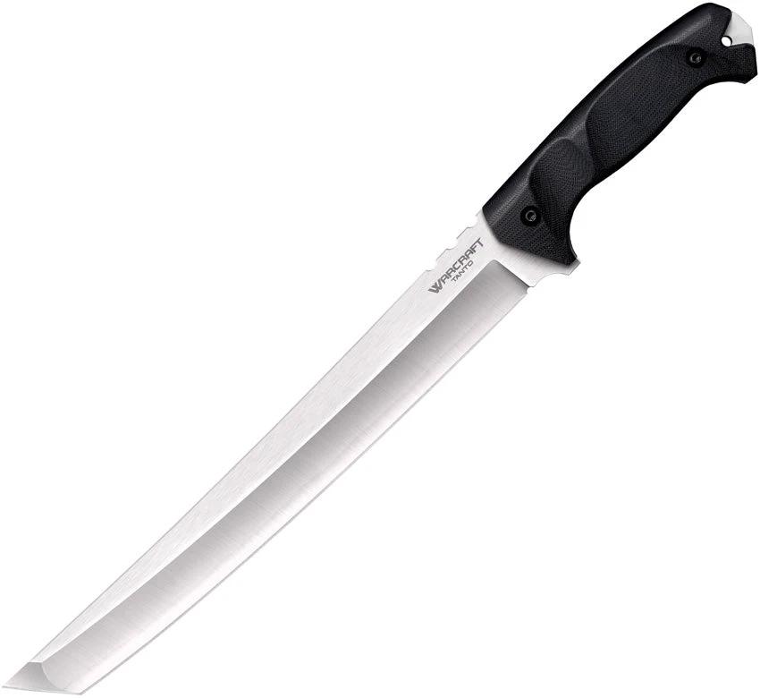 Cold Steel Warcraft Tanto XL Tactical Survival Knife With San Mai Blade Full Tang G10 Handle SecureEx Sheath by Cold Steel
