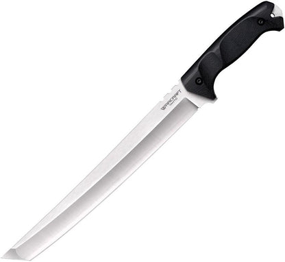 Cold Steel Warcraft Tanto XL Tactical Survival Knife With San Mai Blade Full Tang G10 Handle SecureEx Sheath by Cold Steel