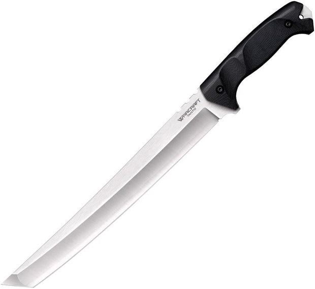 Cold Steel Warcraft Tanto XL Tactical Survival Knife With San Mai Blade Full Tang G10 Handle SecureEx Sheath by Cold Steel