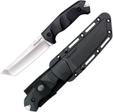 Cold Steel Warcraft Tanto Knife San Mai Blade G10 Handle Full Tang With Lanyard Hole Secure Ex Sheath For Outdoor Pros by Cold Steel